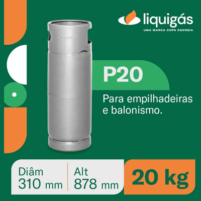 Gás de Cozinha - 20 Kg.